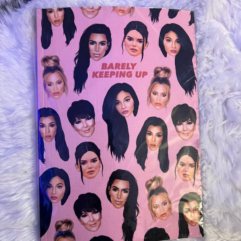 "BARELY KEEPING UP" KARDASHIAN THEMED NOTEPAD NWT